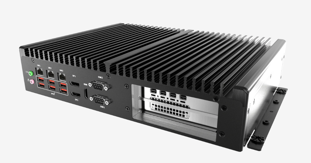 Premio BCO-6000 rugged industrial PC wall mount configuration