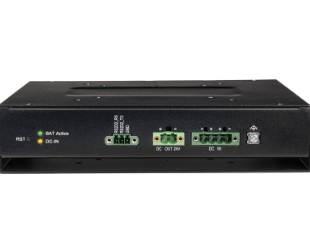 PPC-IPS-150 24V DC power supply mounted on DIN rail in control panel