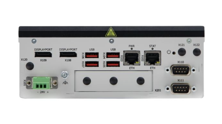 KBox A-151-RPL compact box PC with DIN rail mount for IoT edge computing