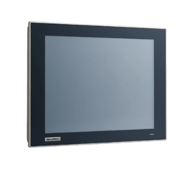 TPC-315 EHL 15 inch industrial touch panel PC front view with resistive touchscreen
