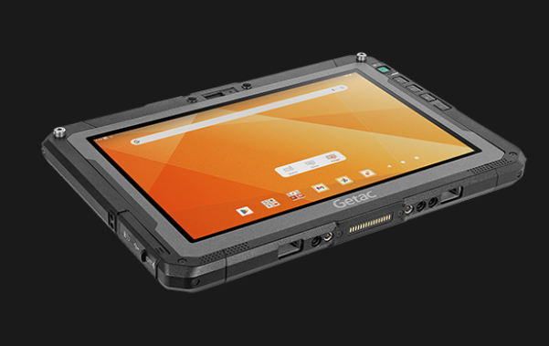 Getac ZX10 rugged Android tablet front view with 10.1" WUXGA display