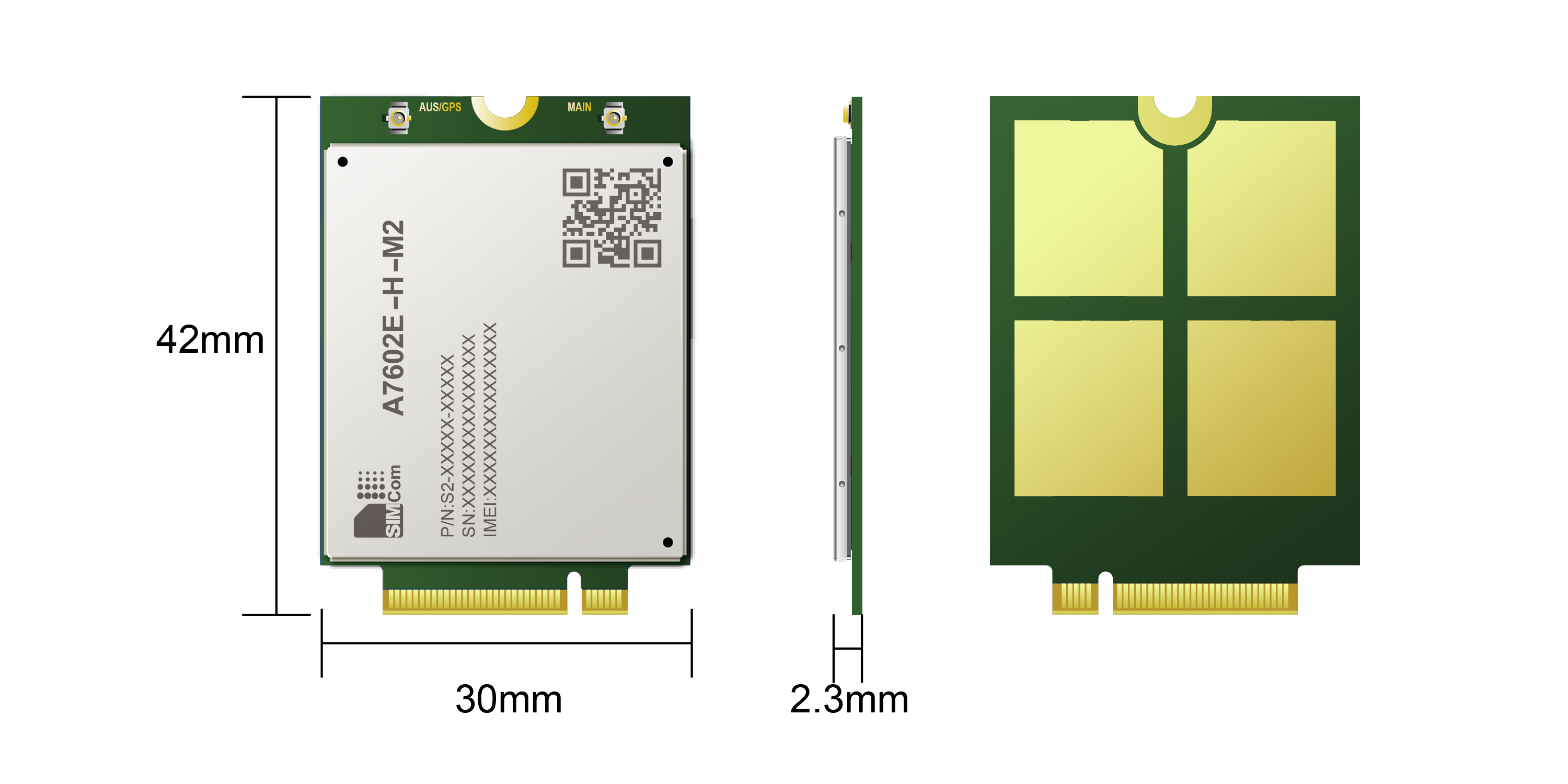 SIMCom A7908E-M2 4G LTE-A Module