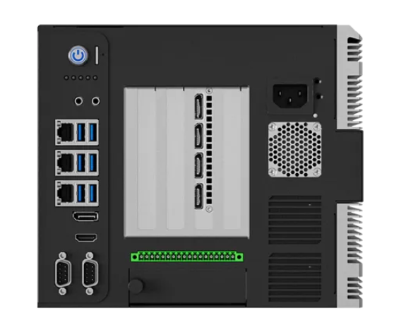 WNAI-E800 edge AI system internal GPU and DDR5 memory configuration