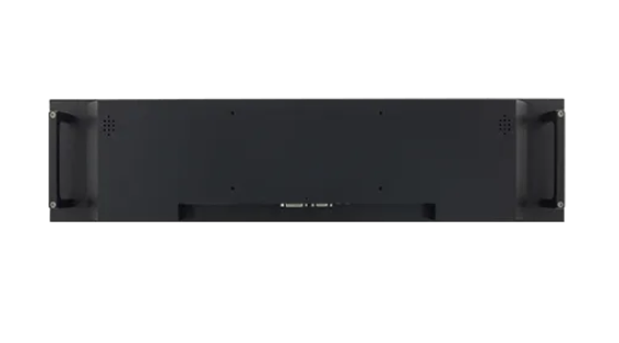 industrial bar type panel PC 37 inch high brightness 1000 nits fanless metal enclosure