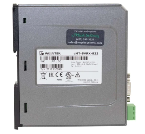 Advanced headless HMI cMT-SVRX-822 DIN rail mounted control system unit