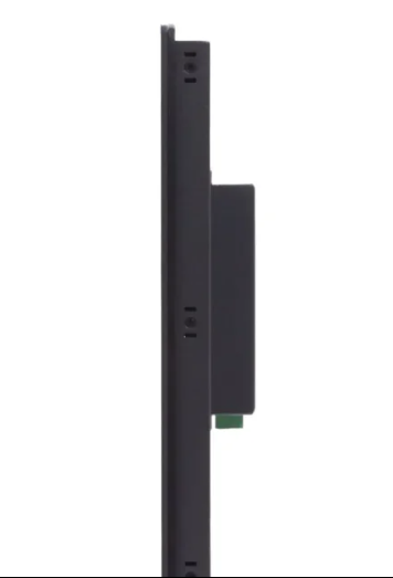 15 inch HMI panel front view with resistive touch and LCD display