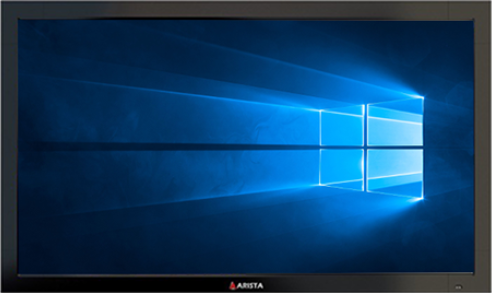 ARP-3855BP 55 inch thin client panel PC with PCAP touchscreen front display