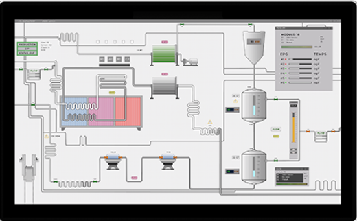 ARP-3821AP panel PC 21.5 inch touch screen thin client front view
