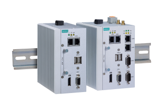 MC-1100 industrial computer with Intel Atom E3845 processor and DIN rail design