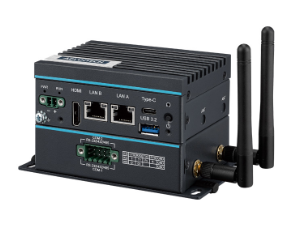 UNO-2271G V3 edge IoT gateway front view compact fanless design