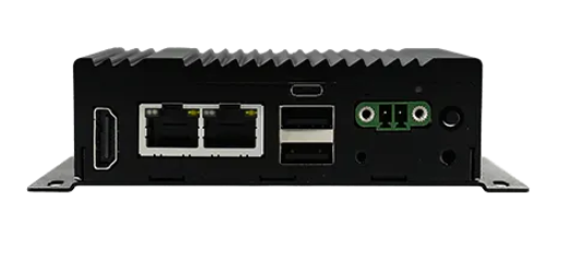 EACIM20 A53 quad core IoT gateway DIN rail mounting compact design