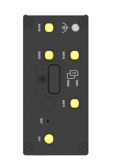 Robustel EG5120 5G industrial edge gateway with dual SIM and Ethernet ports