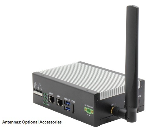 SRG-IMX8P fanless embedded system with HDMI and expansion slots