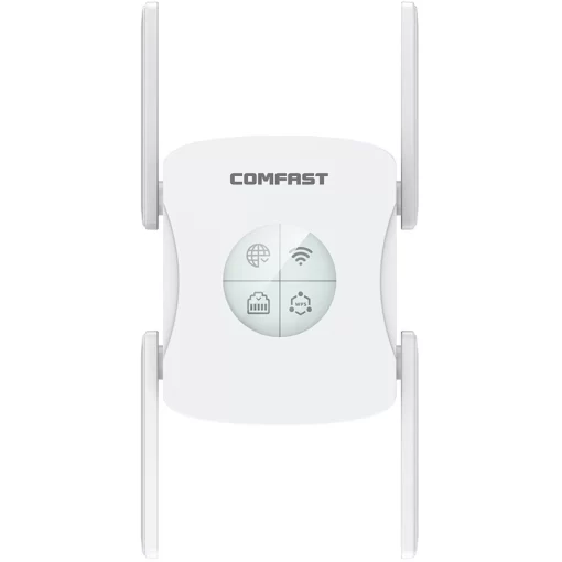 Comfast 1800Mbps Dual Band Smart OLED Wireless Extender WiFi6 Repeater CF-XR183