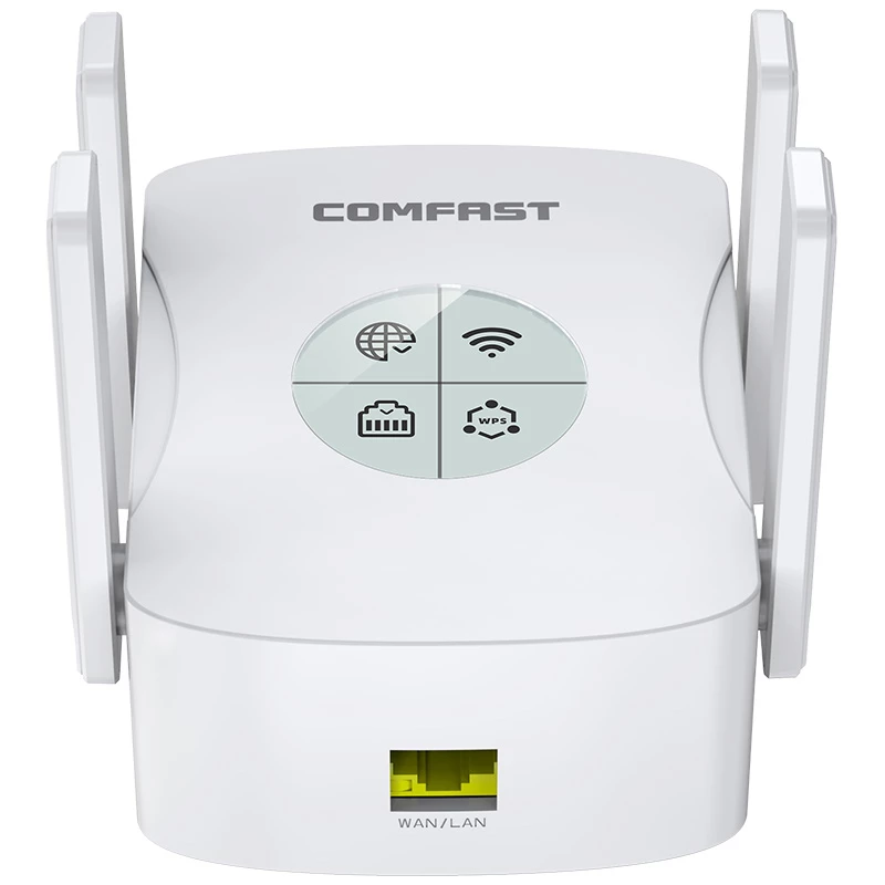 Comfast 1800Mbps Dual Band Smart OLED Wireless Extender WiFi6 Repeater CF-XR183Comfast 1800Mbps Dual Band Smart OLED Wireless Extender WiFi6 Repeater CF-XR183