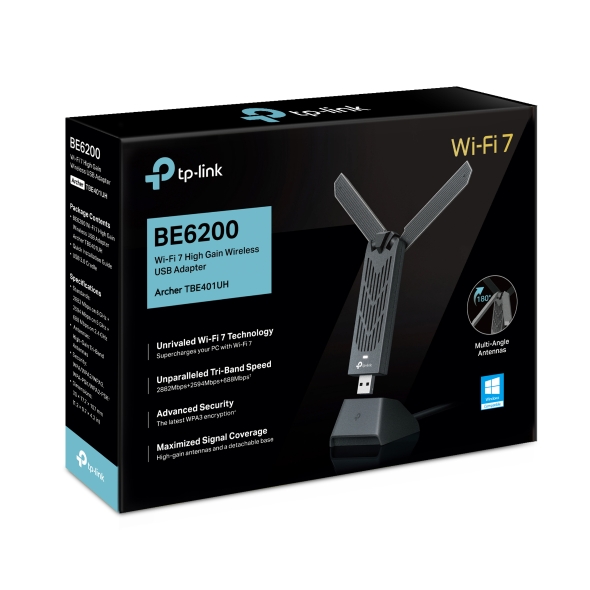 Tp-Link BE6200 Wi-Fi 7 High Gain Wireless USB Adapter