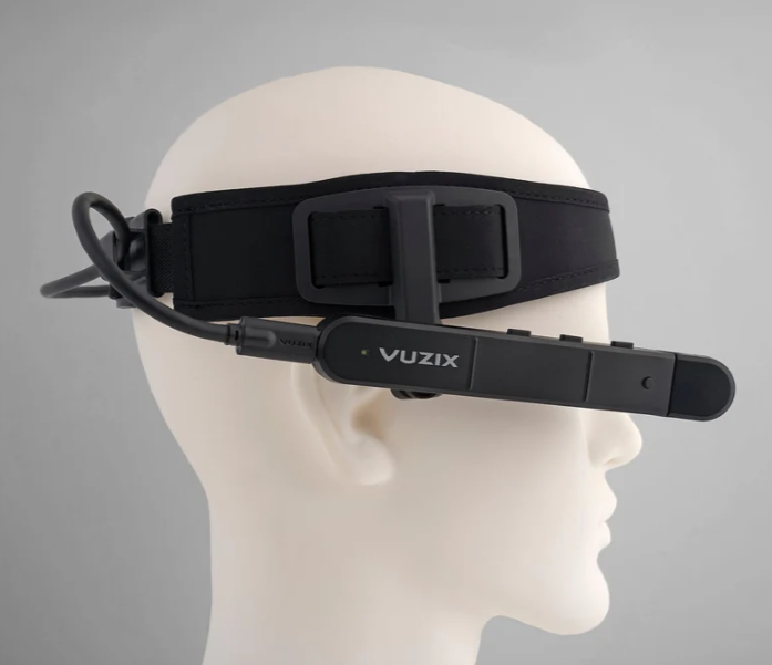 Vuzix M400 smart glasses kit with battery pack and accessories