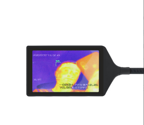 4G smart fire helmet camera side profile with integrated night vision and lens