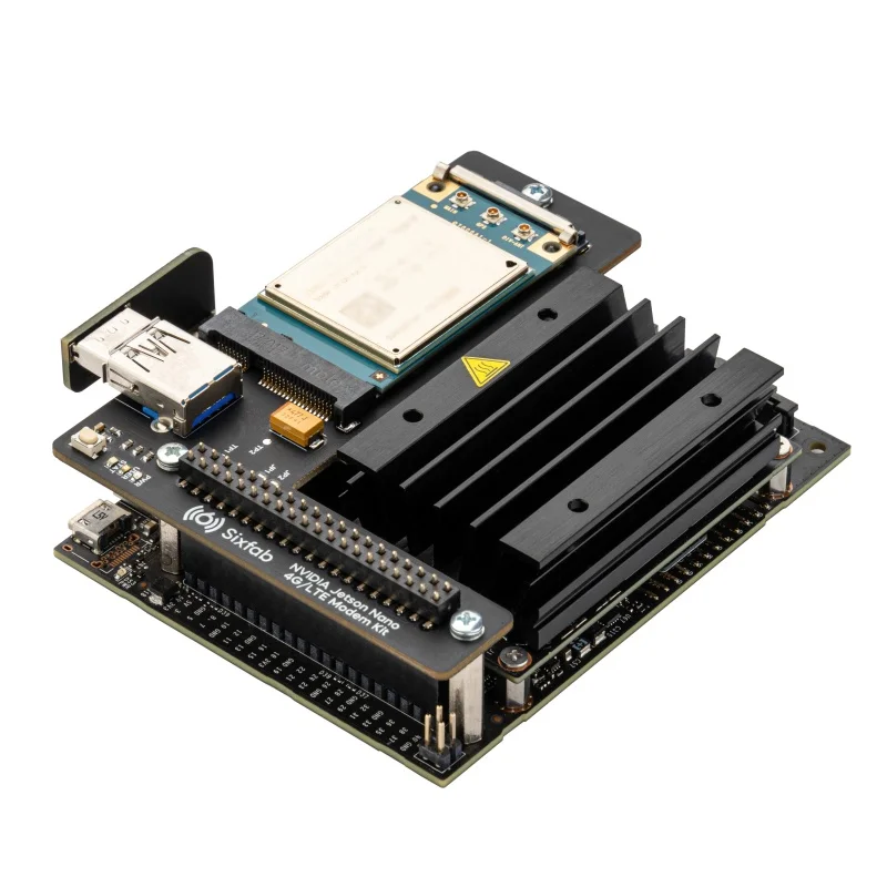 Sixfab 4G/LTE Cellular Modem Kit for NVIDIA Jetson Nano DevKit
