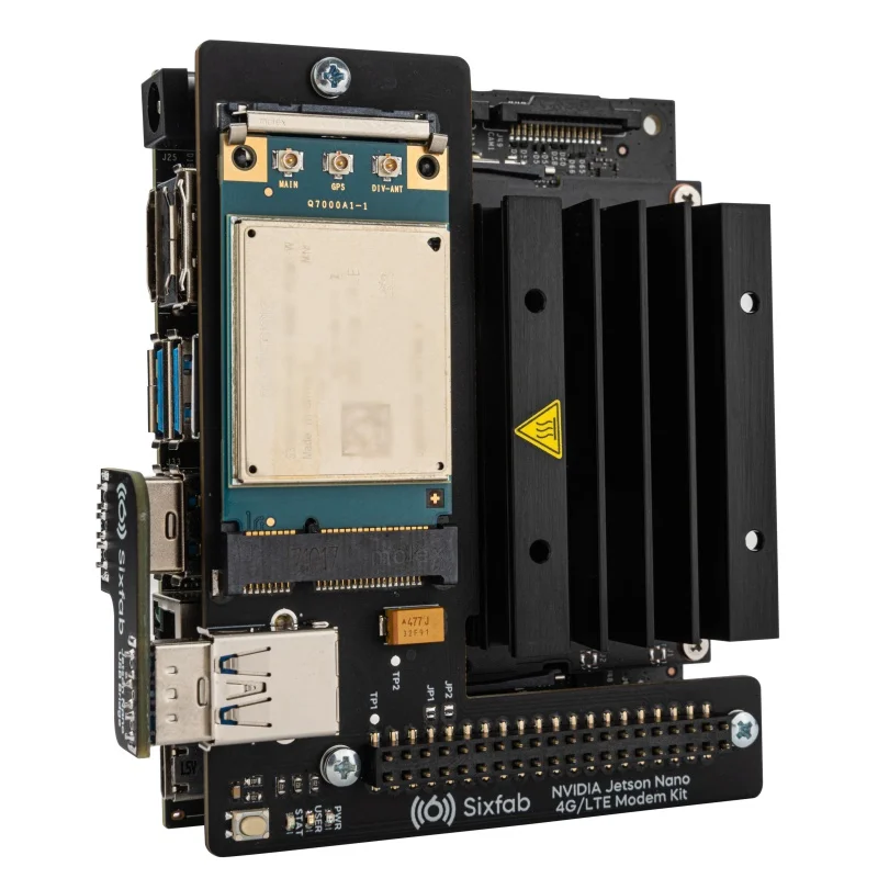 Sixfab 4G/LTE Cellular Modem Kit for NVIDIA Jetson Nano DevKit