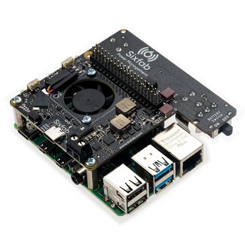 Sixfab Raspberry Pi Power Management & UPS HAT-