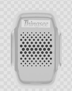 Thingsee environment sensor showing compact design with multi sensing capability
