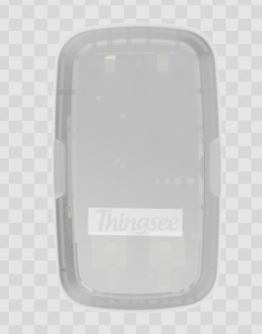 Thingsee environment sensor measuring temperature and humidity in indoor space