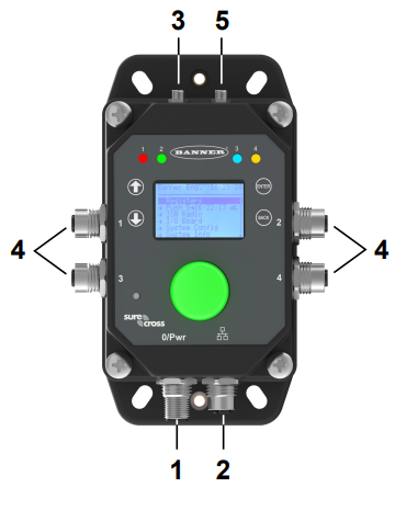 IIoT Gateway DXM1200-X2 industrial wireless gateway with Ethernet and Modbus support
