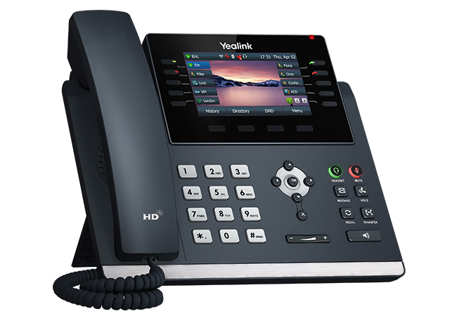 Yealink SIP-T46U desktop VoIP phone for office use