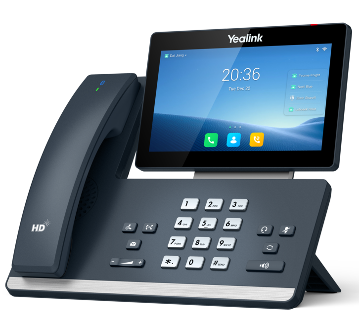 Yealink SIP-T58W PRO office phone keypad and LCD image