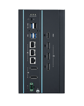 UNO-148 industrial PC rear I O ports LAN USB serial interfaces
