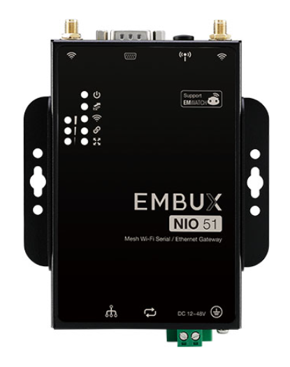 Nexcom NIO 51 Industrial Gateway WiFi Mesh Serial Ethernet Device
