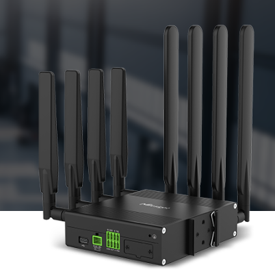 Milesight UR75 rugged industrial router with WiFi 6 and GNSS support