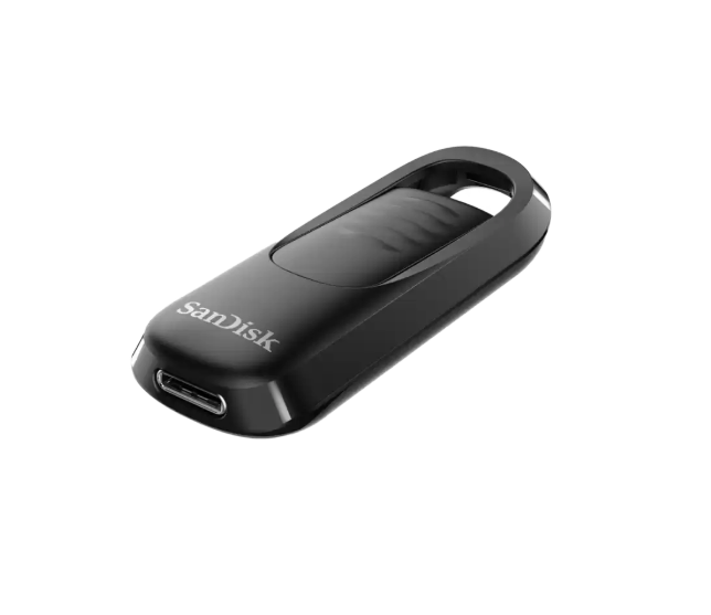 SanDisk Ultra Slider USB 3.2 Gen 1 1TB flash drive close up
