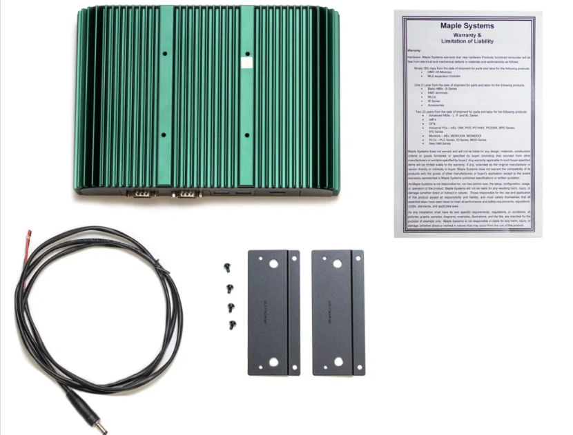 Industrial PC card dual HDMI 4K output and serial ports connectivity