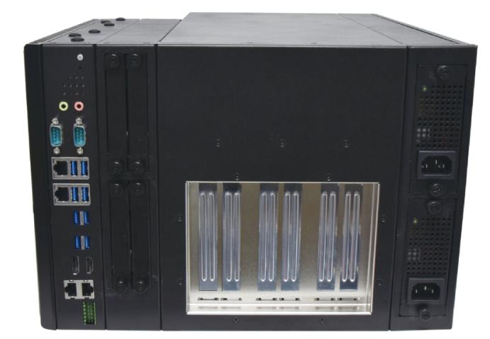 High performance Lanner industrial PC with DDR5 memory and removable SSD bays