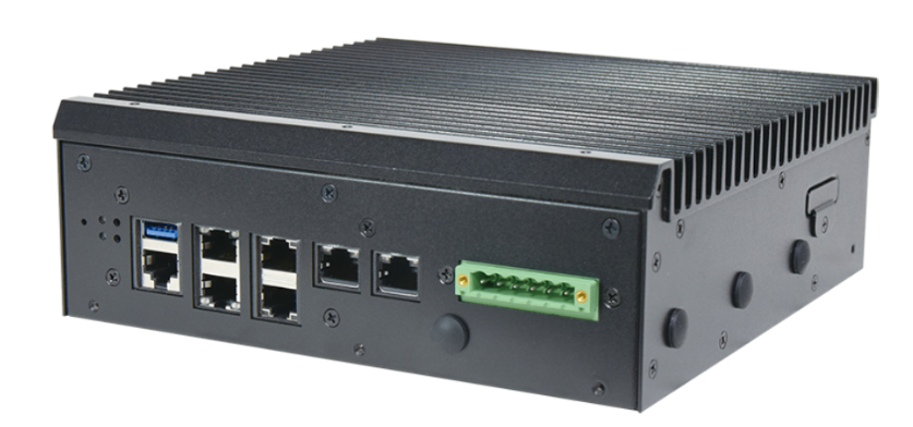 Industrial PC Lanner cyber security appliance Intel Atom fanless compact design