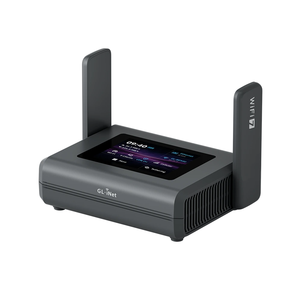 GL.iNet Meet Slate 7 Pro Tri-band Wi-Fi 7 Travel Router