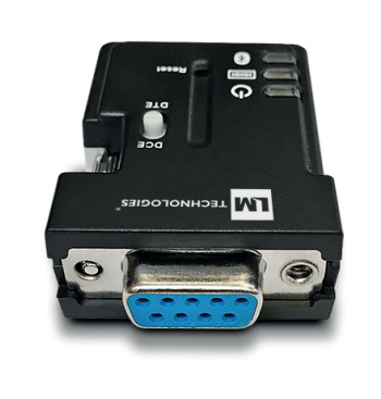 LM Technologies Bluetooth 5.0 serial adapter controller RS232 front view