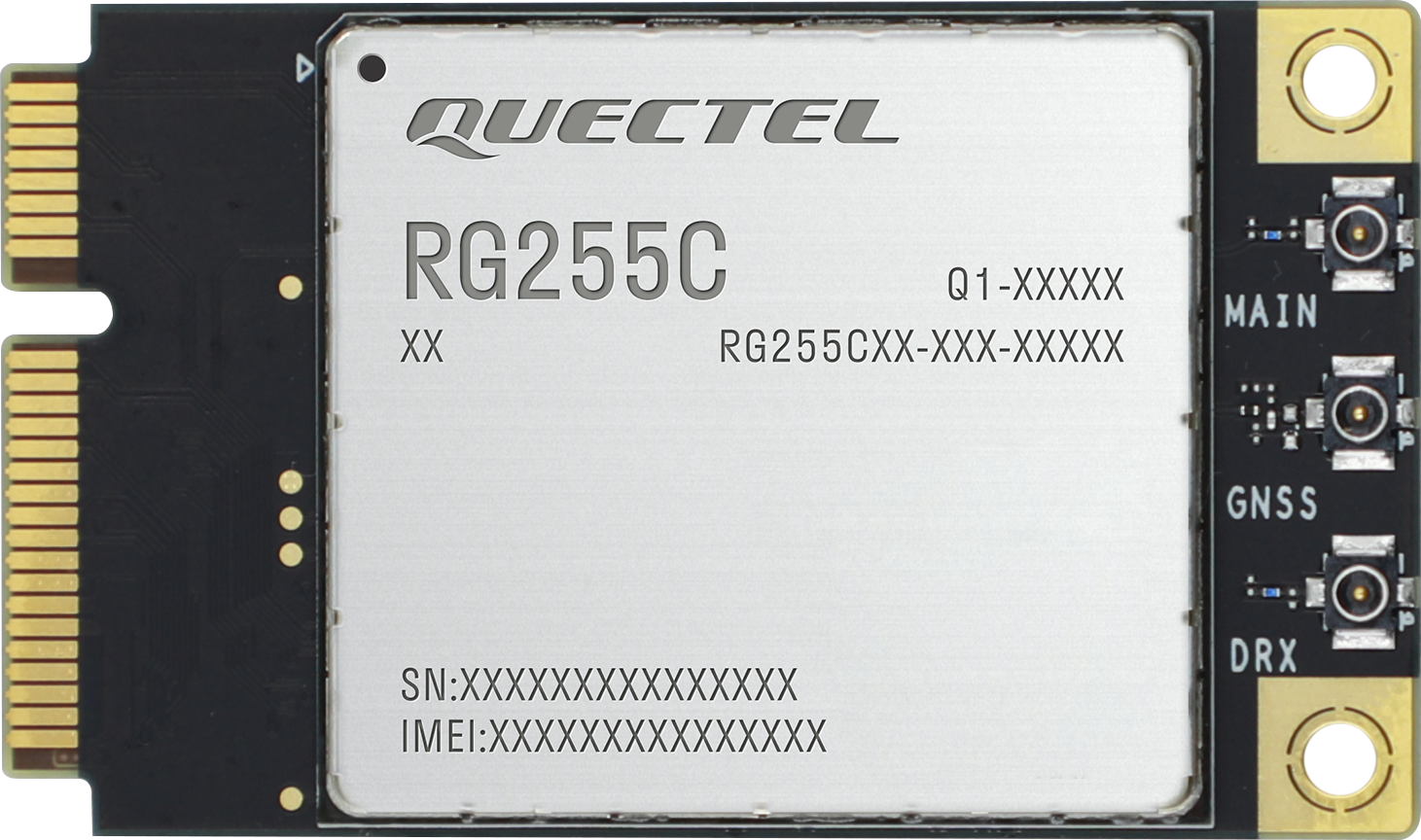 Quectel 5G RedCap RG255C Mini PCIe series