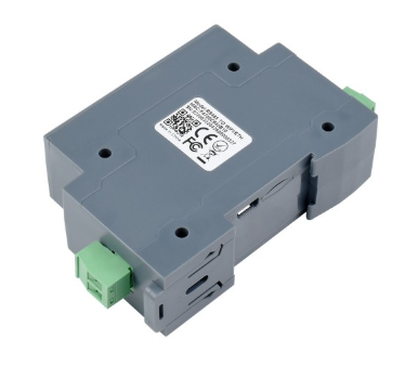 RS485 serial server gateway with Ethernet and WiFi connectivity industrial design