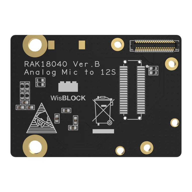 RAK Analog Microphone to I2S Module Nuvoton NAU85L40B, RAK18040