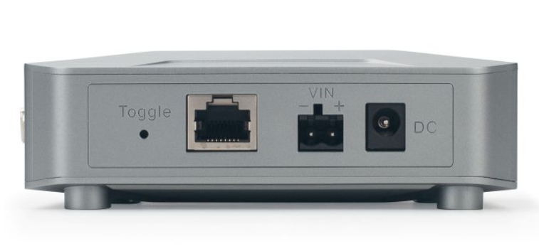 DRAGINO MS48-LR LoRaWAN gateway side panel with antenna connectors