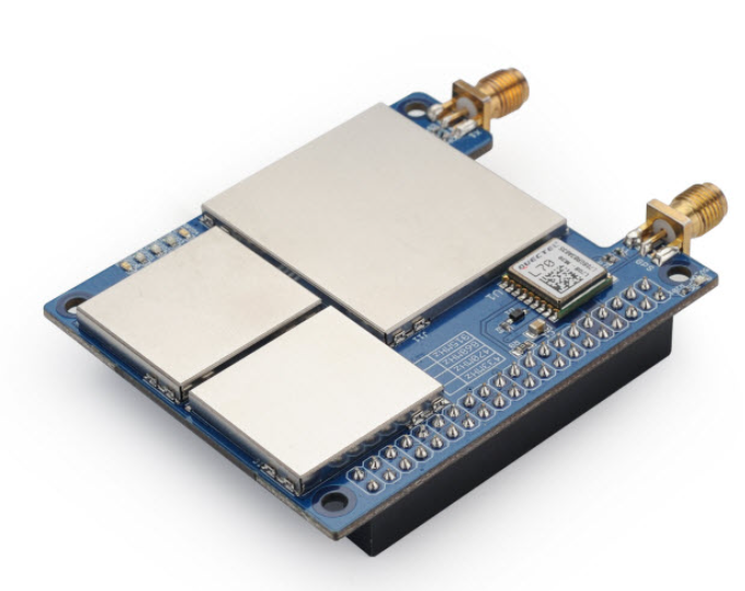 DRAGINO LoRaWAN GPS concentrator board with dual SMA antenna ports