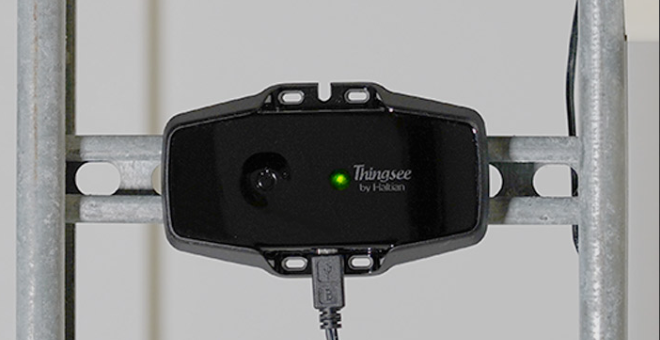 Thingsee GATEWAY GLOBAL industrial IoT gateway with Wirepas mesh support and LED status