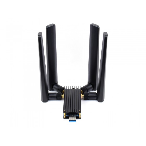 Waveshare 5G DONGLE Module, quad antennas, USB3.1 port