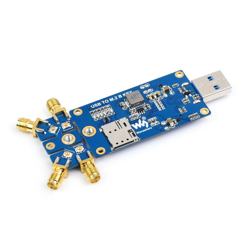 Waveshare 5G DONGLE Module, quad antennas, USB3.1 port