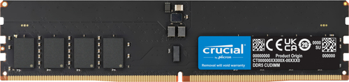 Crucial CT32G64C52CU5 32GB DDR5 288-pin DIMM RAM front view