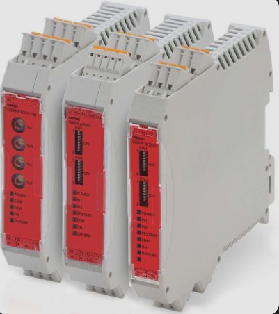 G9SR-EX031-T90-RC safety relay industrial expansion module with 3 safety outputs