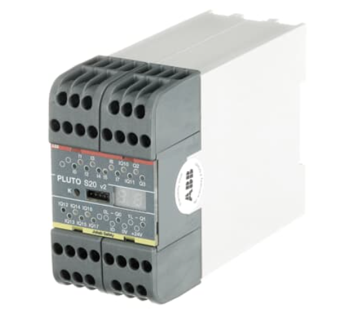 ABB 2TLA020070R4700 safety PLC compact controller side angle